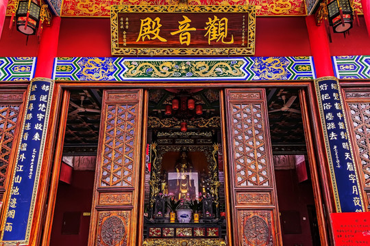 观音殿  古建筑彩绘