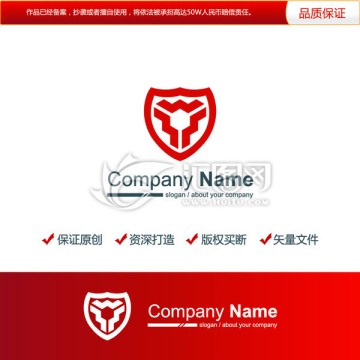 原创设计字母WM标志LOGO