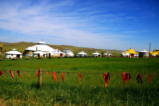 草原蒙古包旅游景区