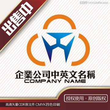 3H花汽车logo标志