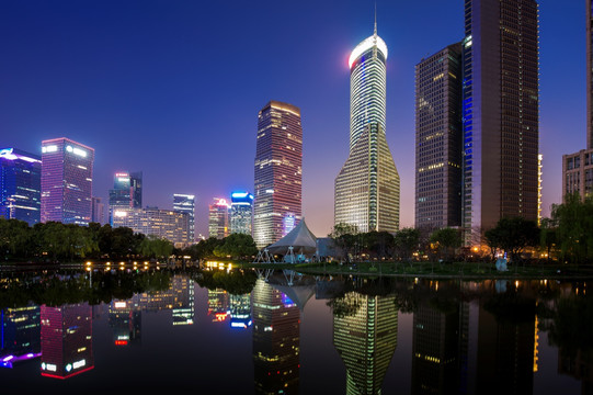 上海城市中心风光