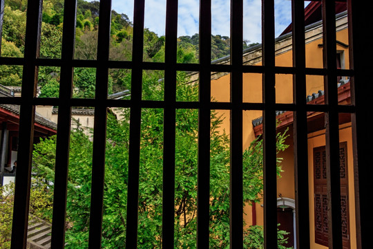 寺院建筑 佛教景观 寺庙庭院