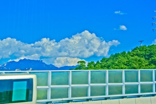 青山绿水 高速路消音挡板