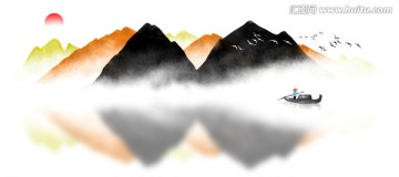 创意水墨画
