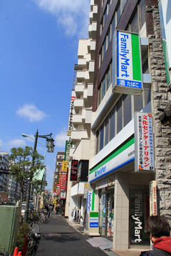 日本东京街景 商务区