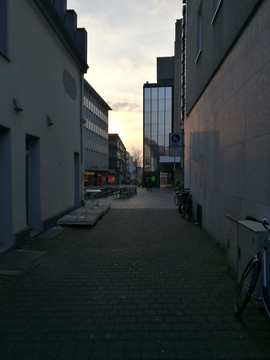 德国小镇的街头