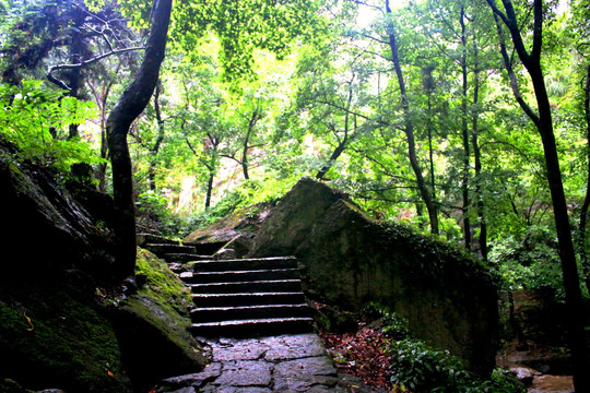 温岭南嵩岩景区风光