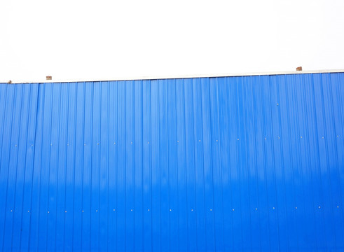 建筑围挡 蓝色