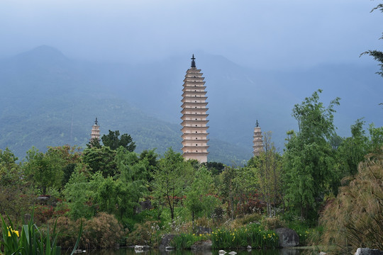 云南大理 崇圣寺三塔