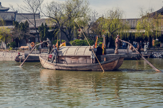 清明上河园古代船只