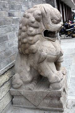 雕塑 狮子 石头狮子