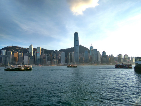 香港维多利亚海港风景摄影