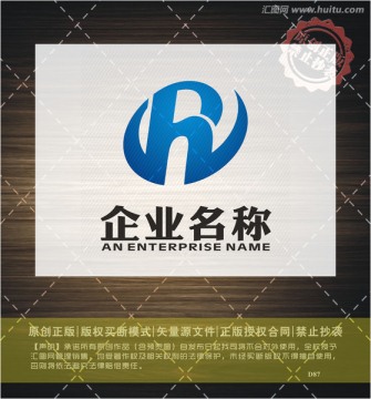 hr字母logo