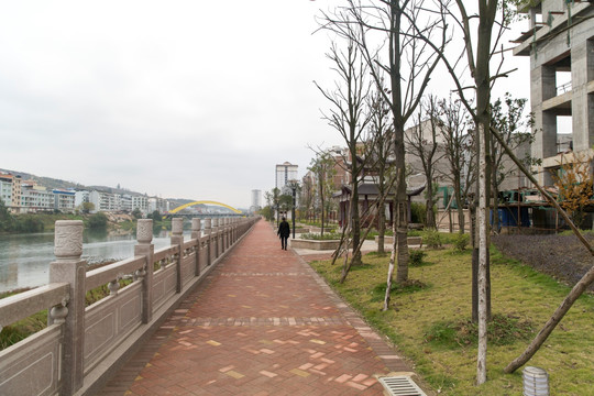 岑巩河滨素材