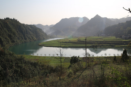 周坪农村素材
