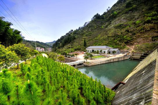 浙江兰溪红岩脚钱塘垅水库