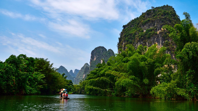 桂林阳朔漓江山水风景jpg高清