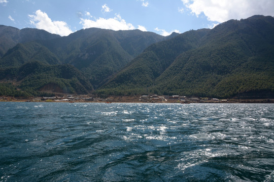 自然风景 泸沽湖景区 湖水清澈