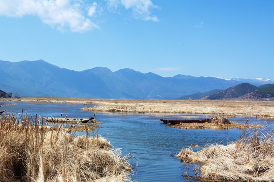 自然风景 高原湖泊 泸沽湖