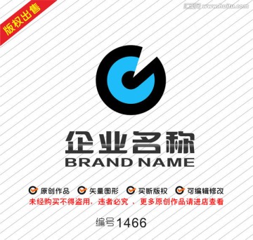 字母GC眼logo音乐logo