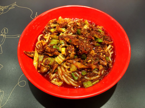 鸡肉炒米粉