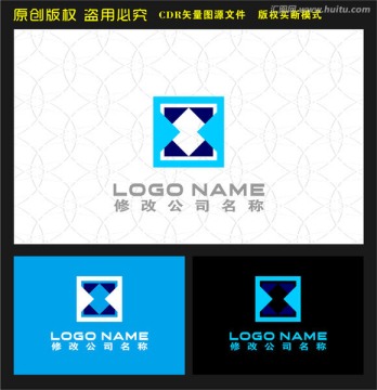 方形logo科技logo 窗