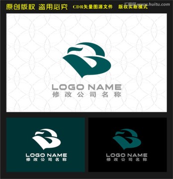 字母BWlogo飞鸟logo