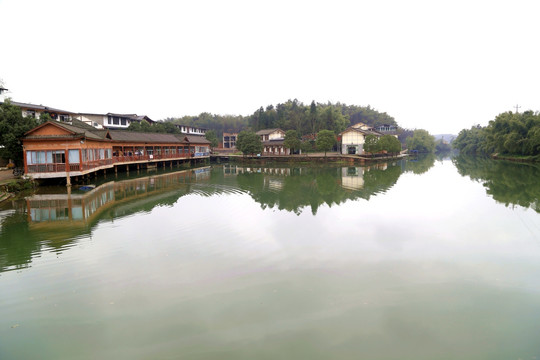 蜀南竹海 七彩湖