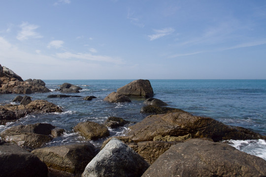 西岛牛王岭 海岸 礁石