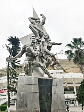 体育公园雕像