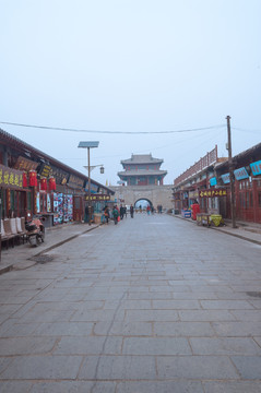 兴城古城街路建筑