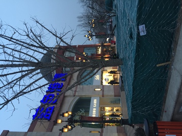 北京蓝色港湾圣诞节夜景 