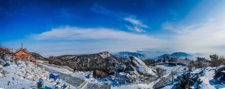 泰山极顶宽屏大图