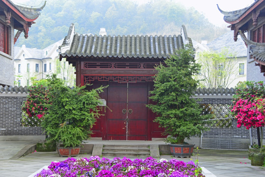 新津花舞人间 花街小景