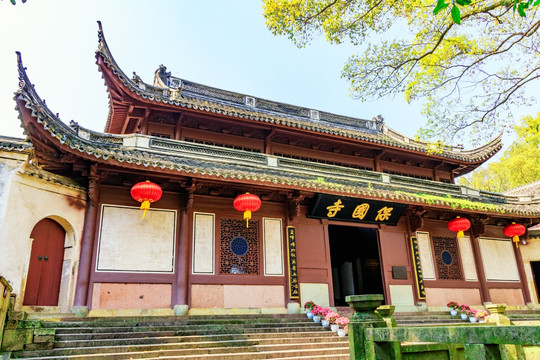 宁波保国寺 保国寺 中式建筑