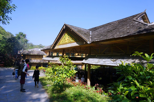 野象谷 傣族竹楼风格餐厅