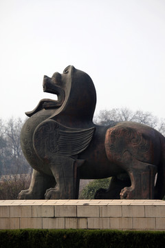 南京 雕塑 文物
