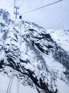 雪山缆车 玉龙雪山