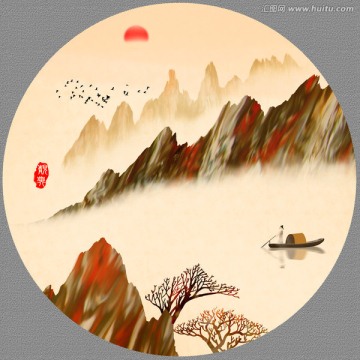 山水画