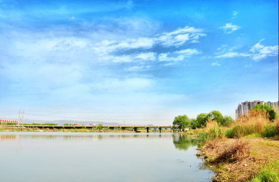 西安灞河湿地公园风景区