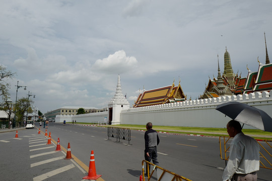 泰国 曼谷 大皇宫 围墙 城市