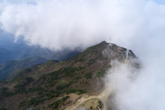 九宫山风电