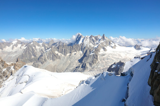 阿尔卑斯山 阿尔卑斯雪山