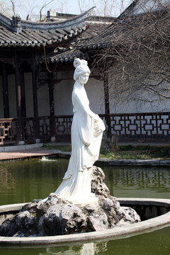 莫愁湖 南京 雕塑
