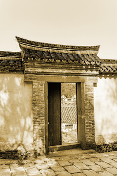 寺庙院门
