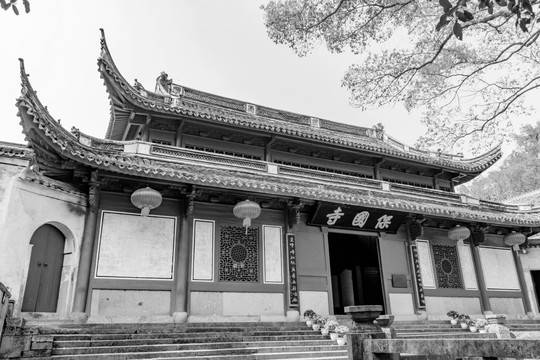 保国寺 中式建筑 宁波风光