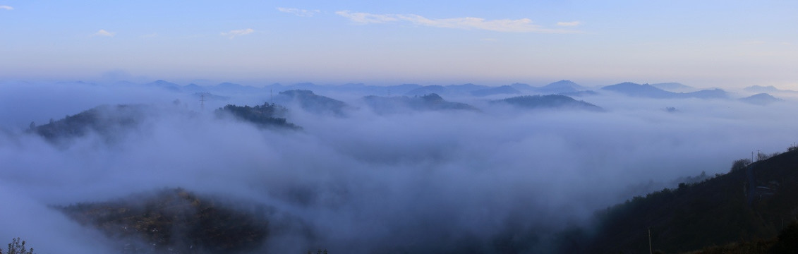 陕北高原云雾景观