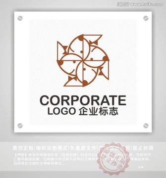 小狗logo设计