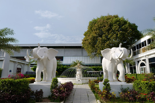 泰国 建筑 大象 吉祥物 泰式