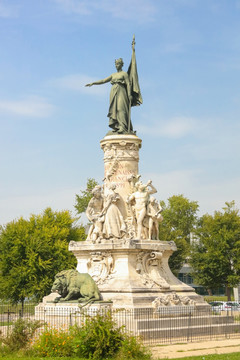 法国城市雕塑 女神塑像